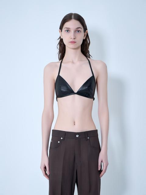 Rick Owens Leather Triangle Bikini Top