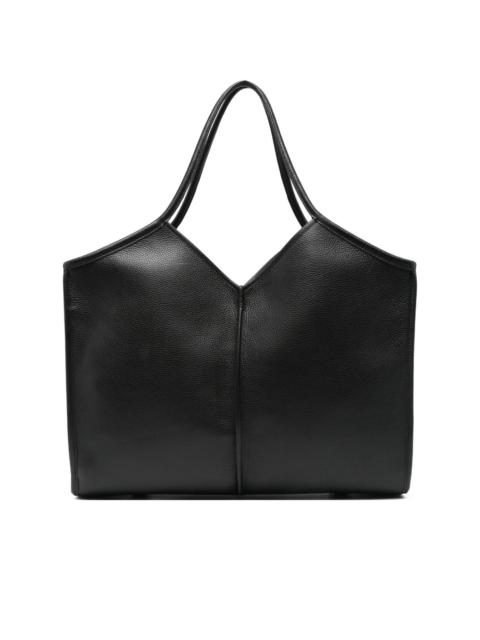 HEREU Calella  V-neck calfskin tote bag