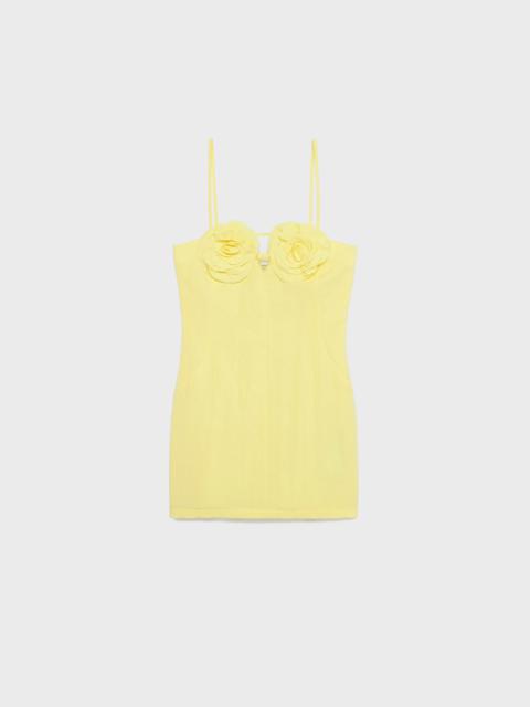Blumarine MINI DRESS WITH ROSE DETAILS