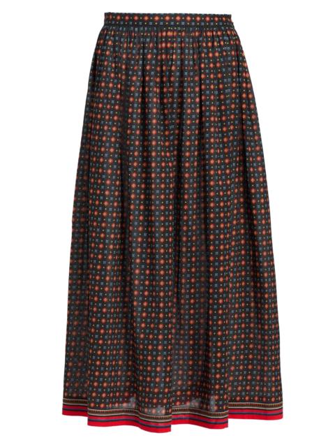 DÔEN Women's Marciette Floral Cotton Midi-Skirt - Noir Montmartre Foulard