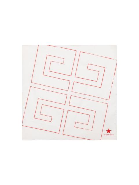 logo-print scarf