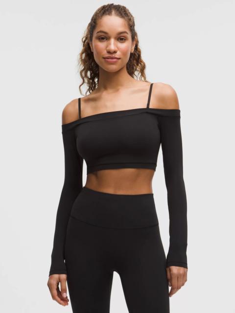 lululemon Wunder Train Off-Shoulder Long-Sleeve Shirt