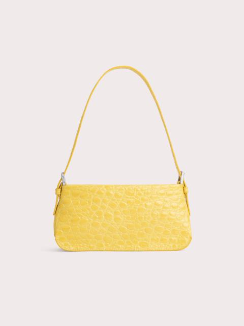 Dulce Duckling Circular Croco Embossed Leather