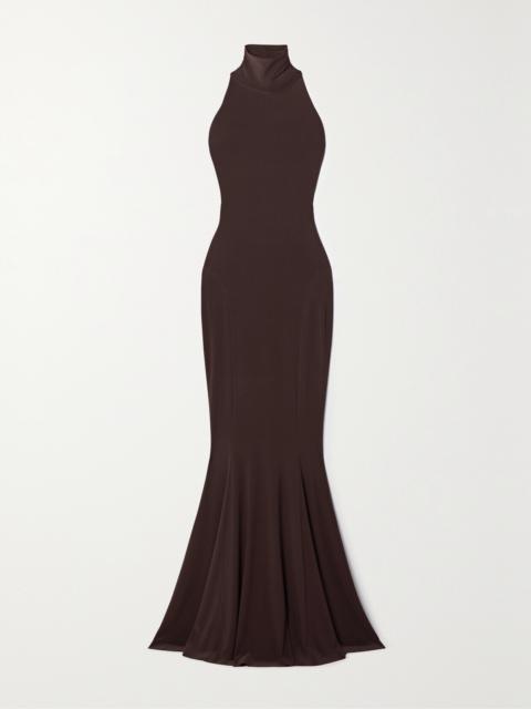 NORMA KAMALI Stretch-jersey Turtleneck Gown