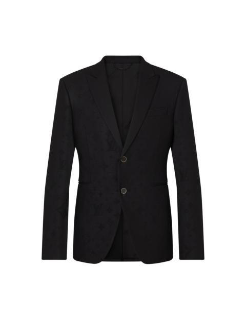 LVSE Single-Breasted Embossed Monogram Jacket - Men - Ready-to-Wear