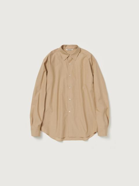 AURALEE WASHED FINX TWILL SHIRT