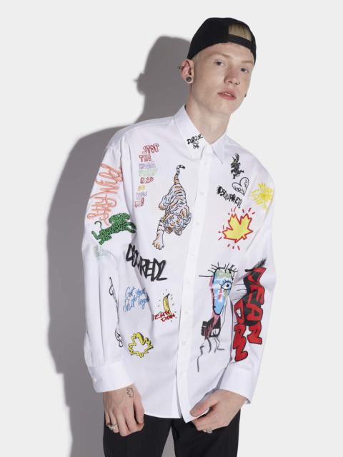 DSQUARED2 YANKEE DOODLE SHIRT