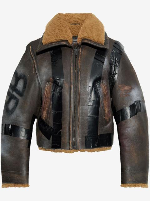 BALENCIAGA leather jacket