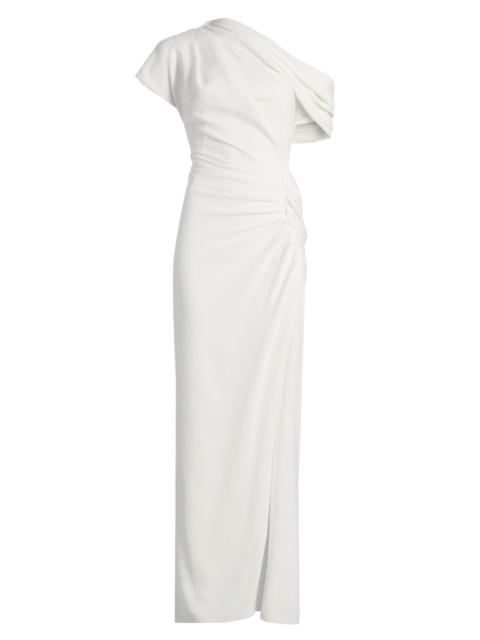 SIMKHAI Women's Kally Draped Column Gown - Ivory