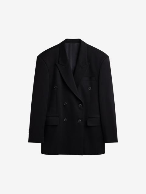 The Frankie Shop Vester Double-Breasted Blazer - Black