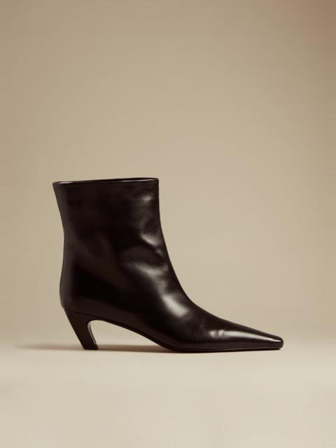 KHAITE The Arizona Boot in Black Leather