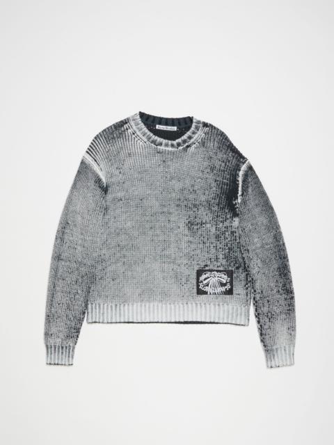 Crew neck jumper - Black/white