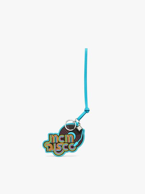 MCM Disco Turntable Charm in Visetos Leather Mix