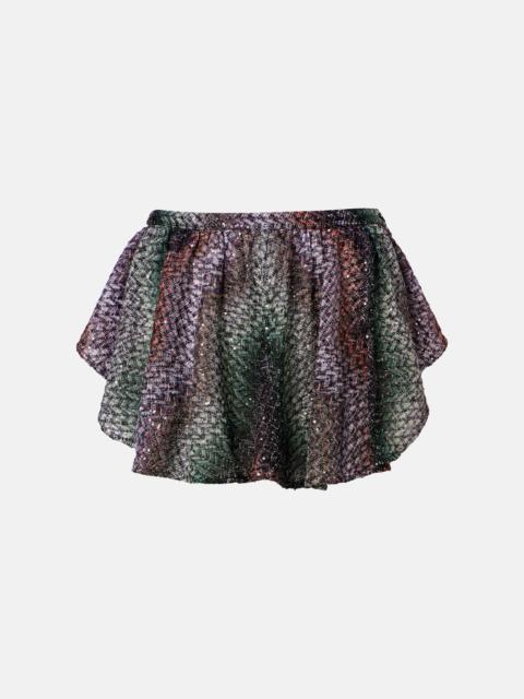 Missoni Sequined lamé miniskirt