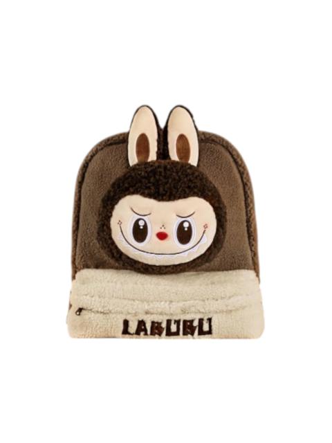 POP MART Pop Mart The Monsters Labubu Classic Bag Series Fleece Backpack Brown