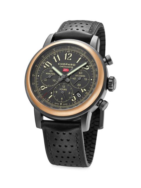 Chopard Men's Mille Miglia Limited Edition 18K Rose Gold, Stainless Steel & Leather Strap Chronograph Watch