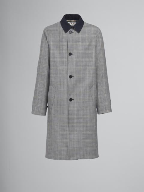 Marni PRINCE OF WALES WOOL COAT