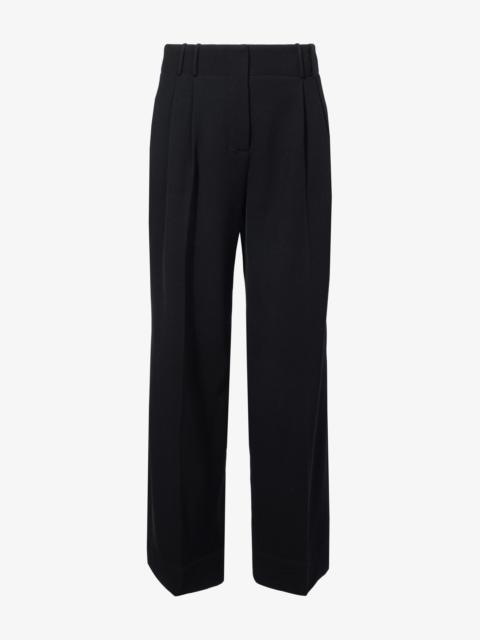 Proenza Schouler Uma Pants in Melange Twill Suiting