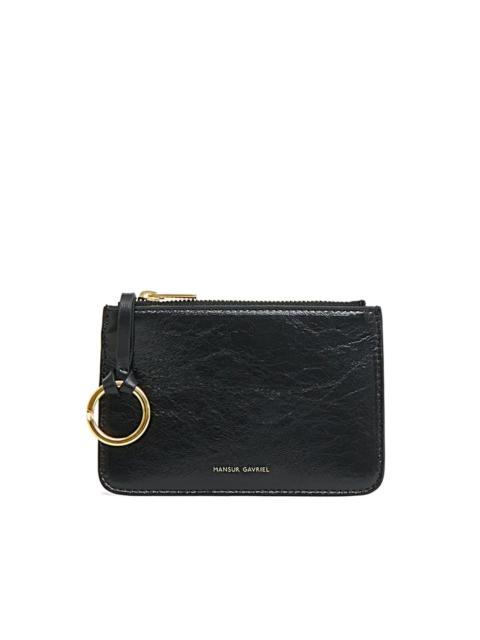 Mansur Gavriel logo-plaque leather wallet