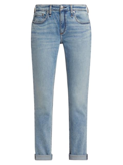 rag & bone Women's Dre Low-Rise Slim Boyfriend Jeans - Daphne