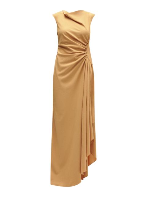 AMSALE Textured Cowl Neck Gown