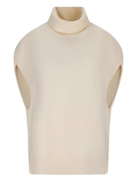 TOTEME double-knit roll-neck cape