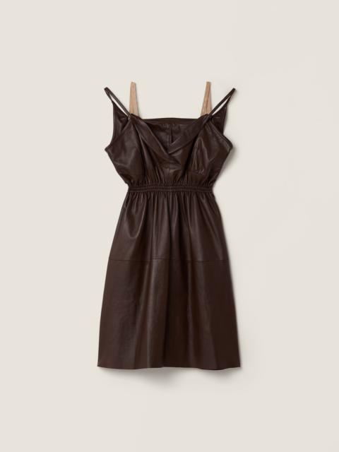 Miu Miu Nappa leather dress