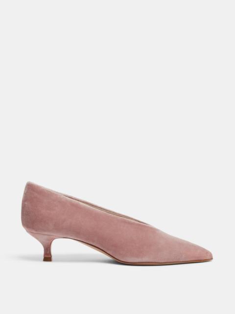 LE MONDE BÉRYL Babouche Kitten / Blush Pink Velvet