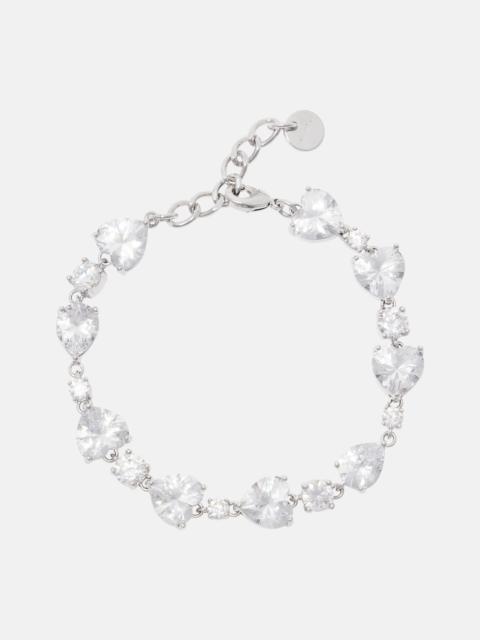 self-portrait Crystal-embellished bracelet