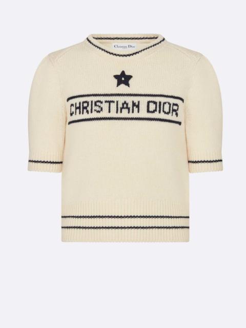 みうChristian Dior ショートスリーブセーター ロゴ ホワイト Christian Dior ショートスリーブセーター - メルカリ