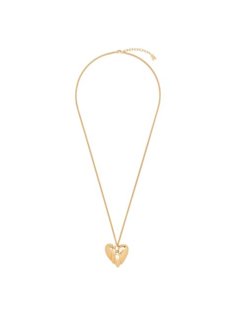 Amina Muaddi Heartbreaker necklace