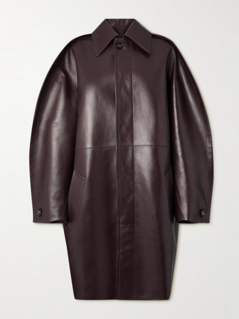 Bottega Veneta Paneled Leather Coat