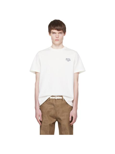 A.P.C. White Standard 'Rue Madame' T-shirt