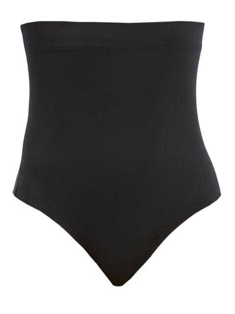 SPANX Women's Suit Your Fancy High-Rise Shaping Thong - Very Black
