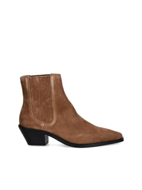 BOSS 50mm pointed-toe heeled Chelsea boots