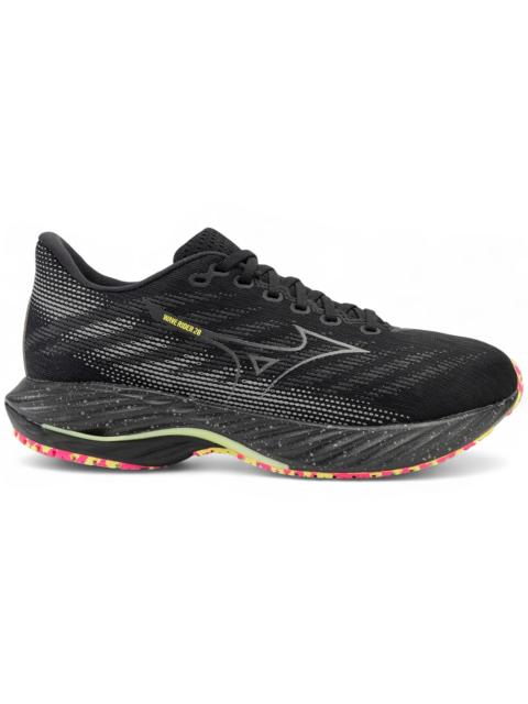 Mizuno Mizuno Wave Rider 28 Black Silver Sunny Lime