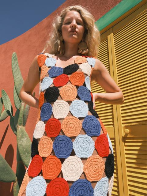 SIMONMILLER Muro Crochet Dress In Confetti