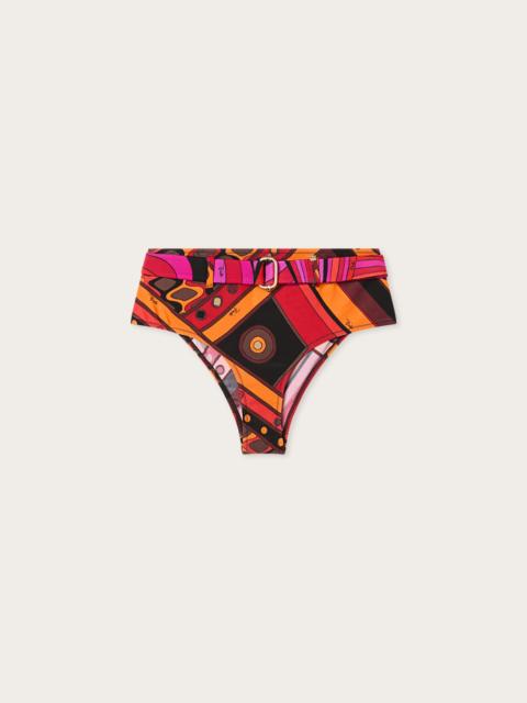 PUCCI VIVARA PRINT COULOTTE BIKINI BOTTOMS