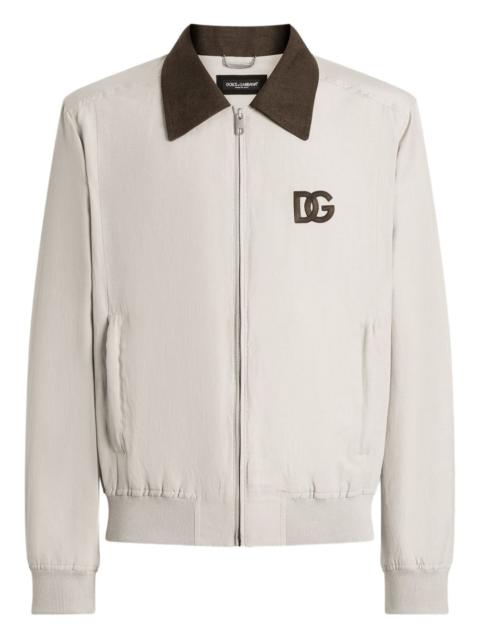 zip-up bomber jacket