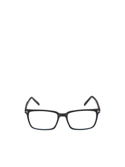 TOM FORD blue block square opticals