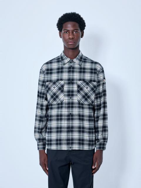 Moncler Check Patterned Cotton Shirt