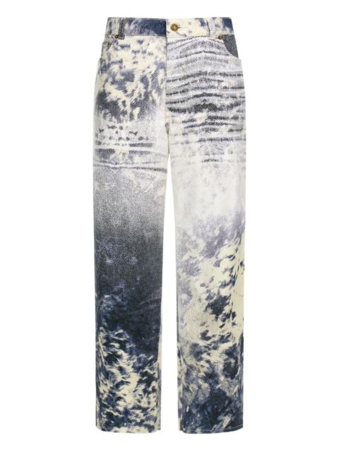 Roberto Cavalli Appaloosa-print jeans