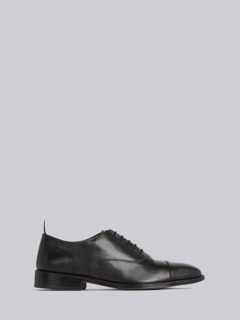 Thom Browne VITELLO CALF LEATHER CAP TOE OXFORD