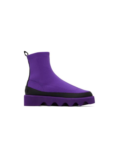 ISSEY MIYAKE Purple United Nude Edition Bounce Fit-3 Boots