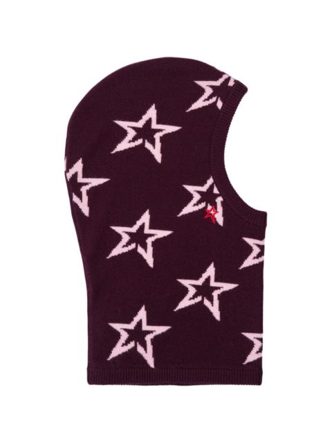 PERFECT MOMENT star-print balaclava