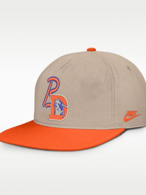 Nike Denver Broncos Rewind Pro Men's Nike NFL Adjustable Hat