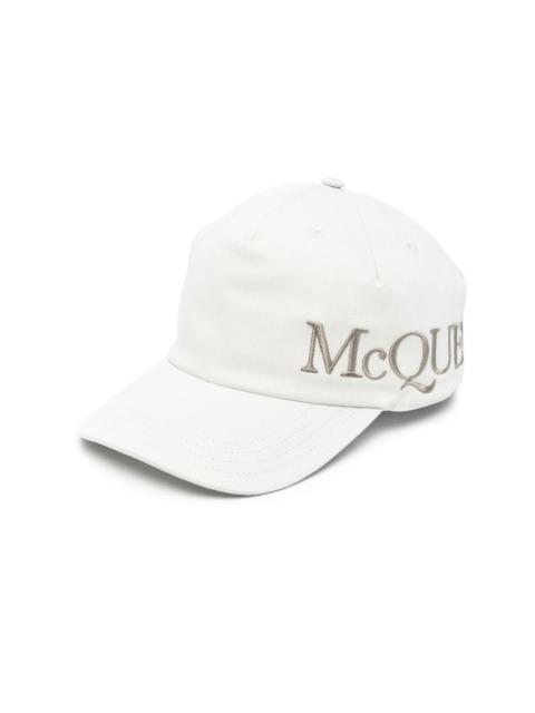 Alexander McQueen embroidered-logo baseball cap