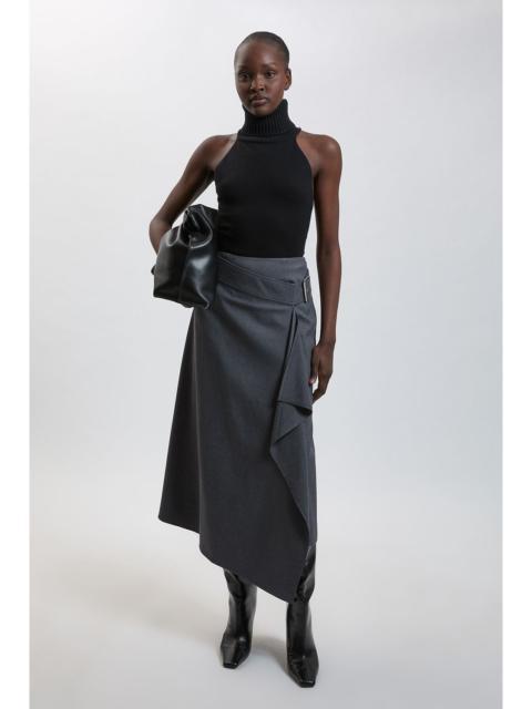 KAREN MILLEN Tailored Asymmetrical Skirt