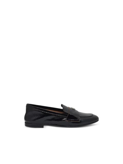 CASADEI logo-plaque strap loafers