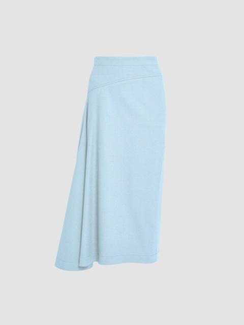 Erdem DRAPED CREPE MIDI SKIRT